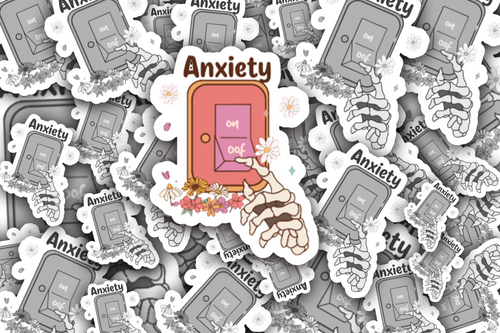 Anxiety On/Off Sticker