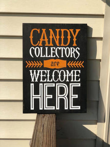 Candy Collector Sign