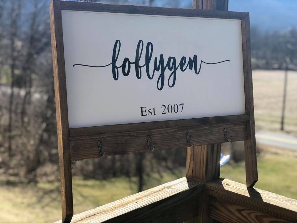 Copy of Coat/key holder sign