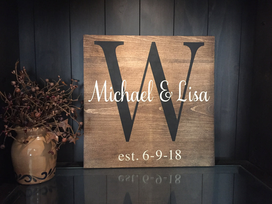 Personalized Name Sign