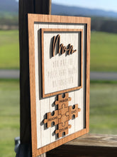 Load image into Gallery viewer, Mother&#39;s Day Puzzle Sign