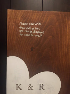 Custom Wedding Guest Book